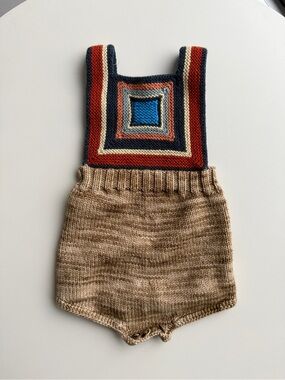 Misha and Puff knit Baby Romper 6-12m